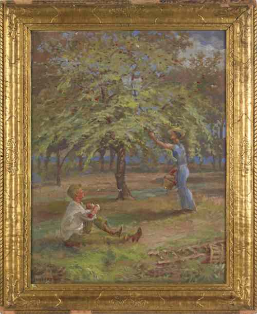 Appraisal: John Moffitt Pennsylvania early mid th c oil on canvas