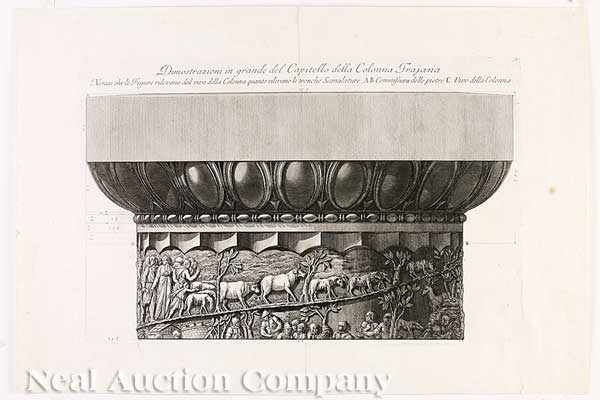 Appraisal: Giovanni Battista Piranesi Italian - a group of fine engravings