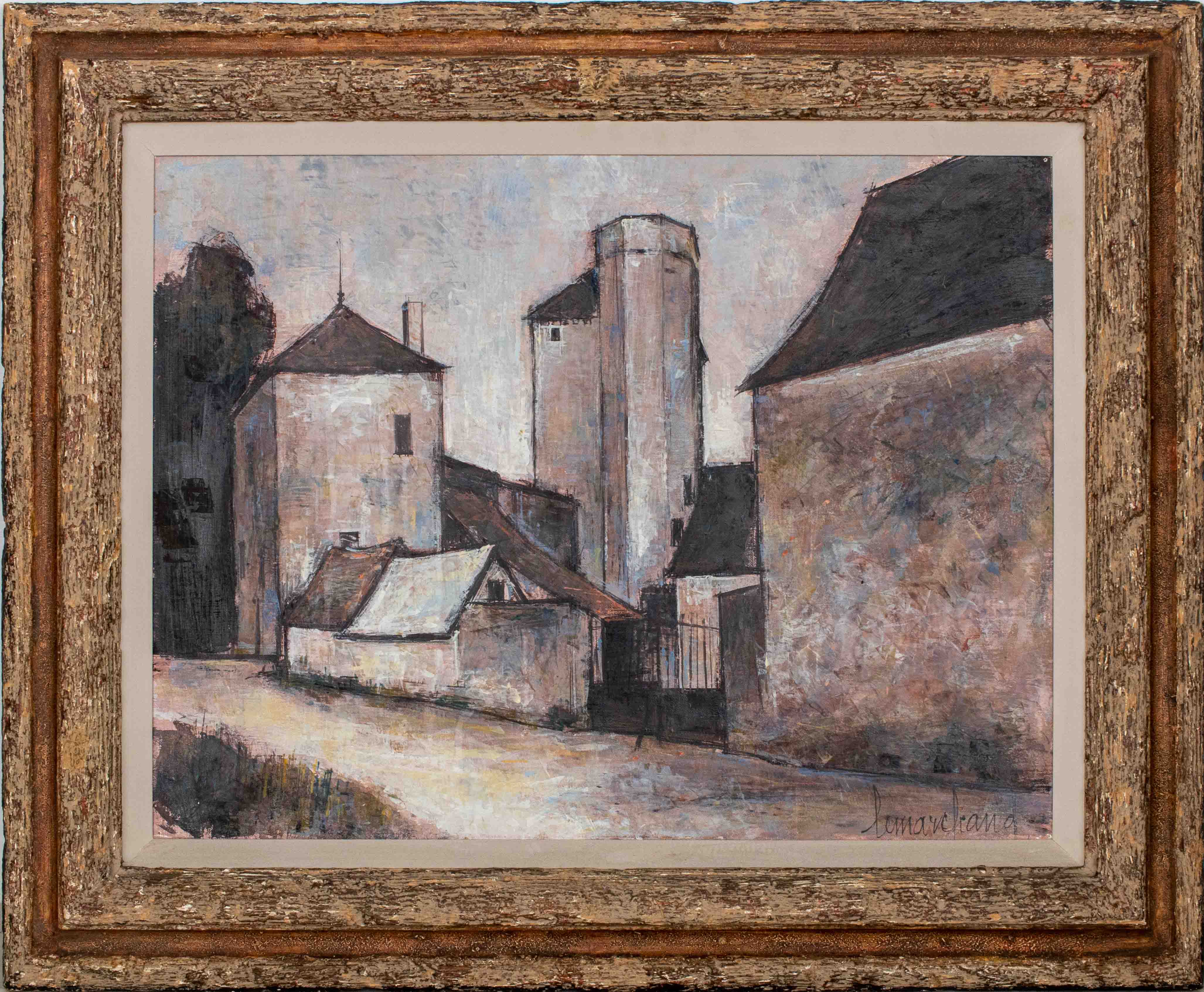 Appraisal: PIERRE LEMARCHAND PAYSAGE OIL ON CANVAS Pierre Lemarchand French -