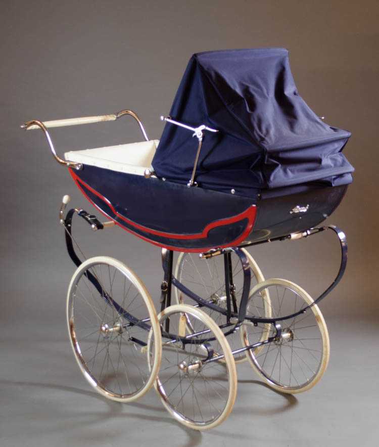 Appraisal: LUXURY COACHBUILT PRAM Royale Baby Carriage Co model by Restmor