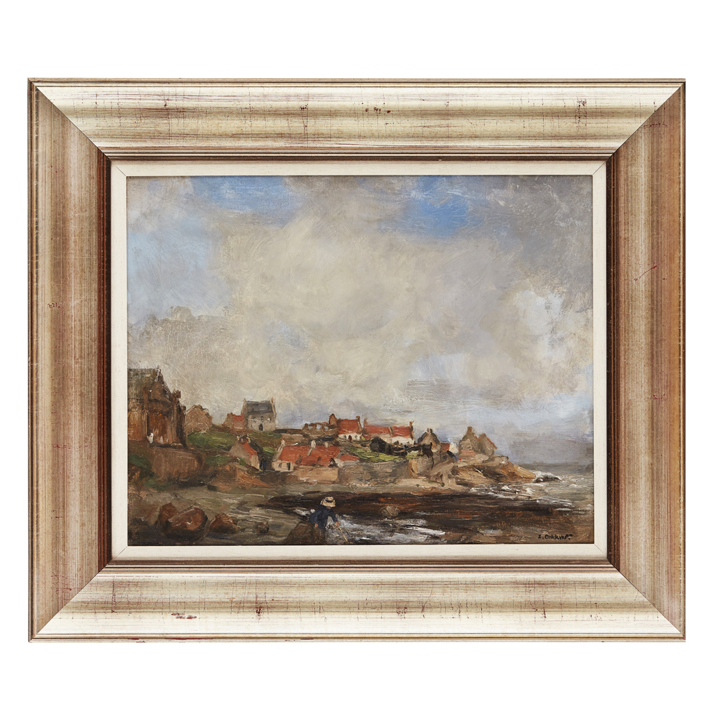 Appraisal: EUGENE DEKKERT SCOTTISH - ST MONANS FROM THE WEST Signed