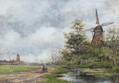 Appraisal: Jan van Couver Dutch - Noorden Holland th Century watercolour