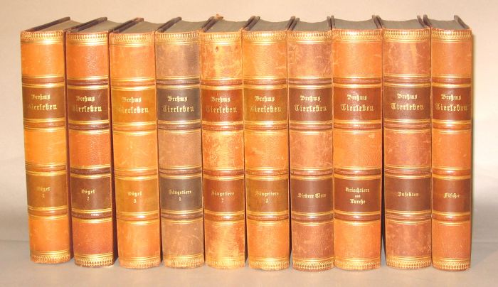 Appraisal: vols Brehm Alfred Brehms Tierleben Leipzig Bibliographisches Institut - Third