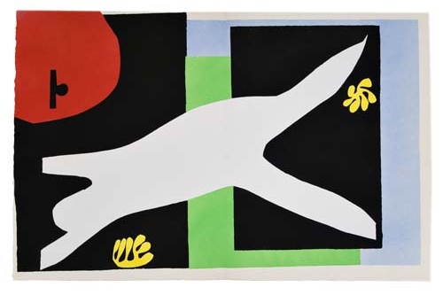 Appraisal: HENRI MATISSE La Nageuse dans l'Aquarium Color pochoir x mm