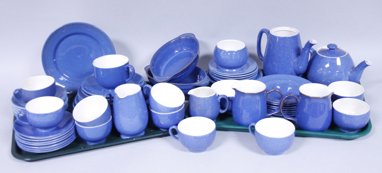 Appraisal: Various thC Moorcroft powder blue and other part teaware to