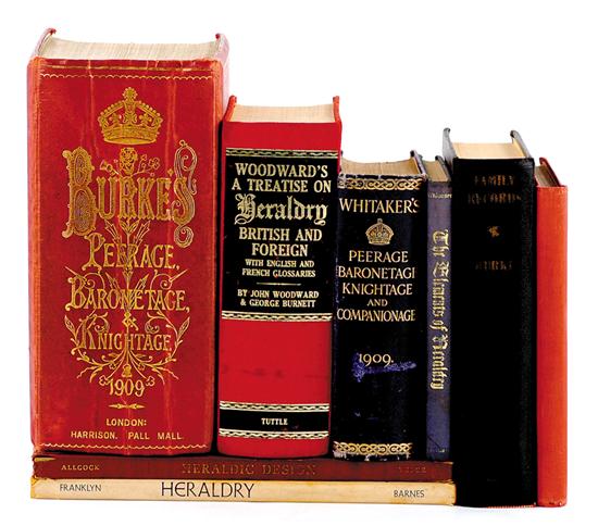 Appraisal: Books Heraldry and genealogy Burke Bernard and Ashworth P A