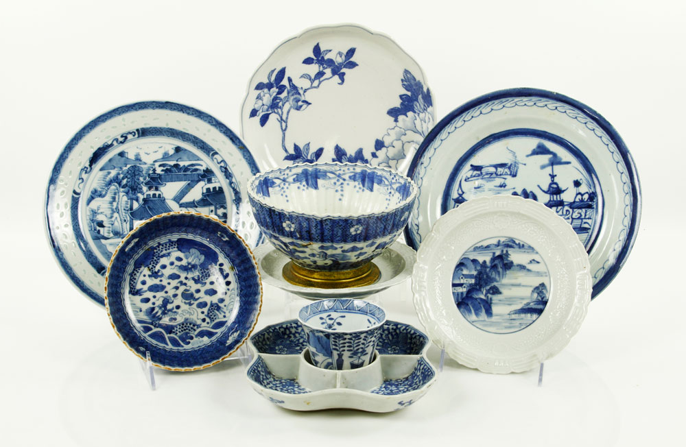 Appraisal: - th C Chinese Items Lot of nine th century