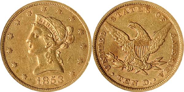 Appraisal: XF ANACS PCGS With medium golden red surfaces