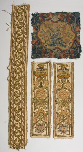 Appraisal: Four Early Textiles Probably American the first possibly late th