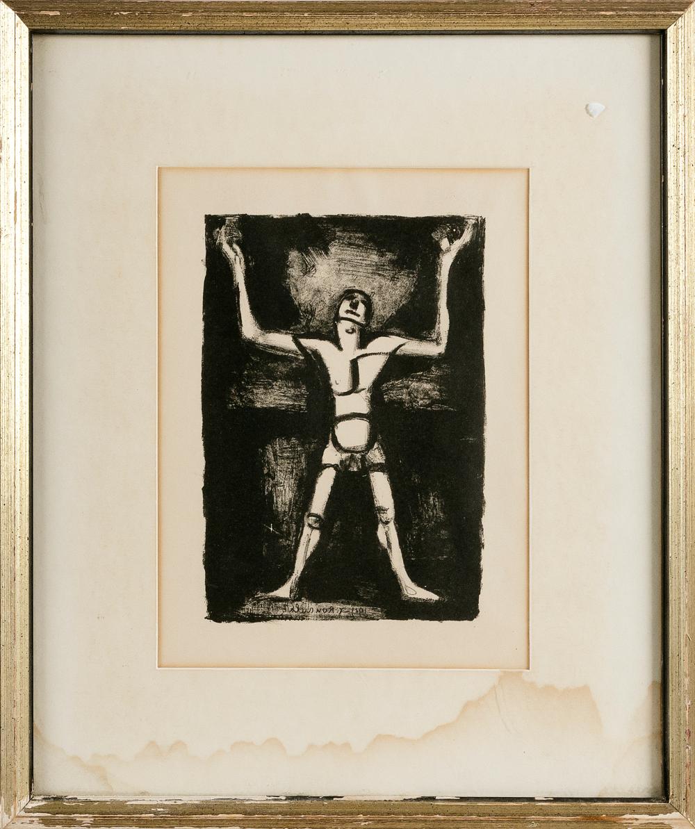 Appraisal: GEORGES ROUAULT FRANCE - LE JONGLEUR LITHOGRAPH ON PAPER X