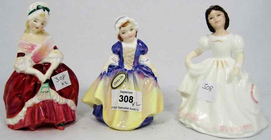 Appraisal: Royal Doulton Figures Peggy HN Dinky Doo HN And Amanda