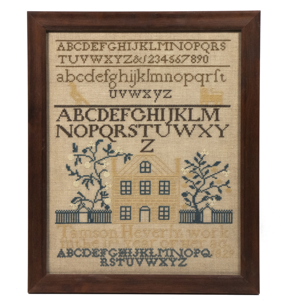 Appraisal: DATED SAMPLER BY TAMSON HEVERLY AGED CENTRE COUNTY PENNSYLVANIA Four