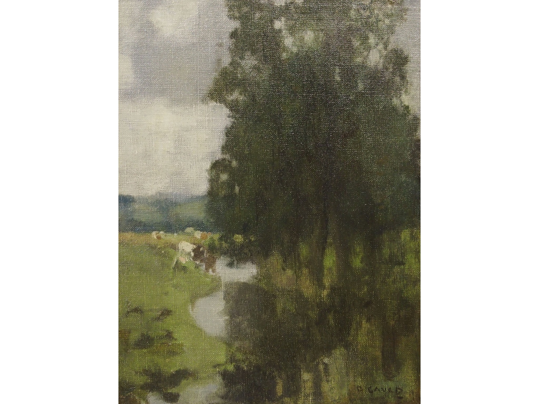 Appraisal: DAVID GAULD RSA Scottish - SUMMER MEADOWOil on canvas signed