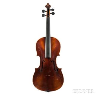 Appraisal: German Violin labeled Von Fried Aug Glass verfirtigt nach Antonius