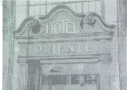 Appraisal: Ewan Gibbs British b Hotel Oriente Barcelona Ink on paper