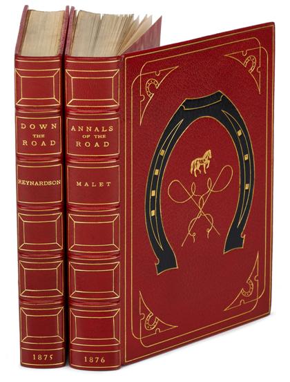 Appraisal: vols Extra Leather Bindings The English Road Reynardson C T