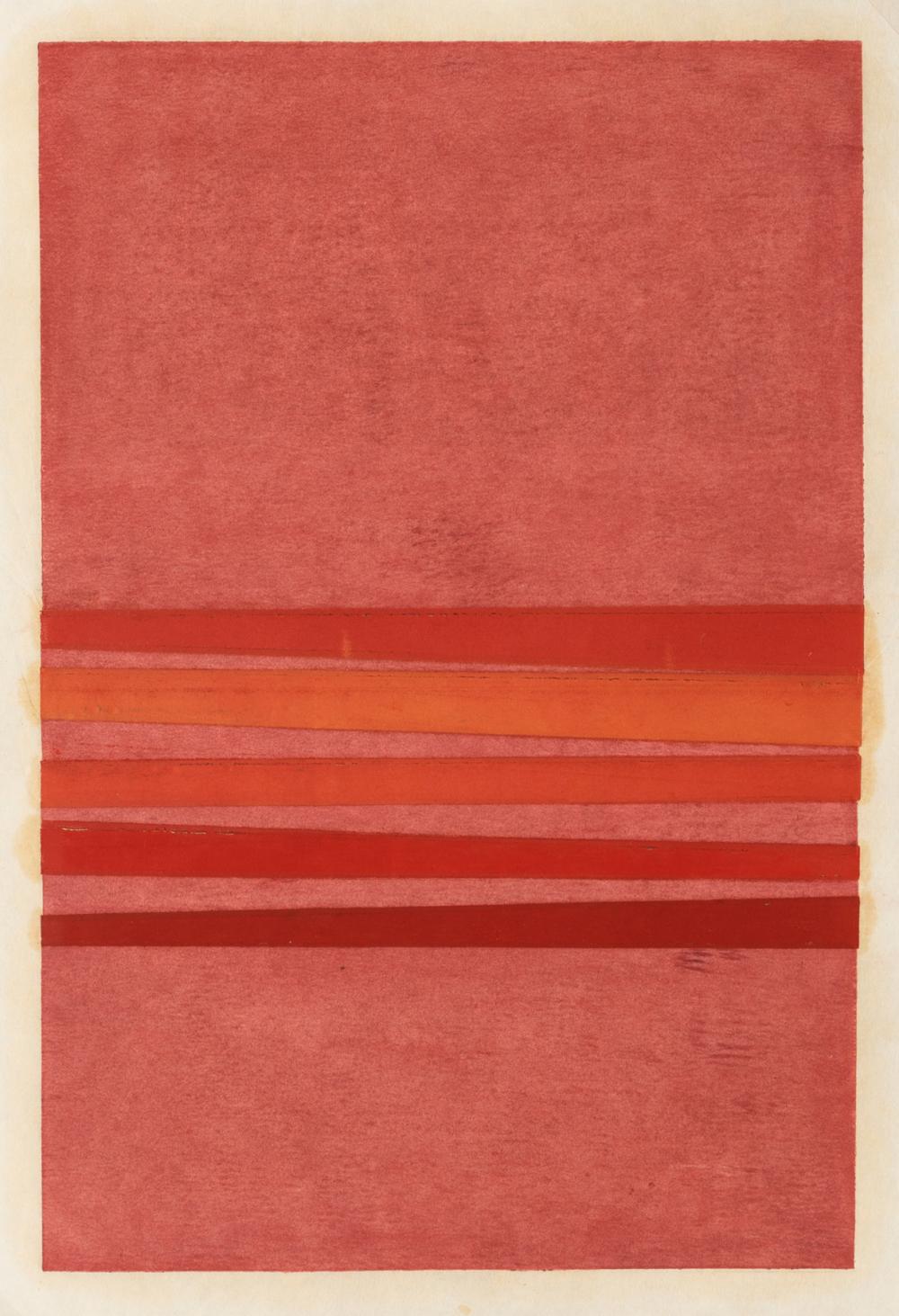 Appraisal: Cora Kelley Ward American Louisiana - Light Red Composition with