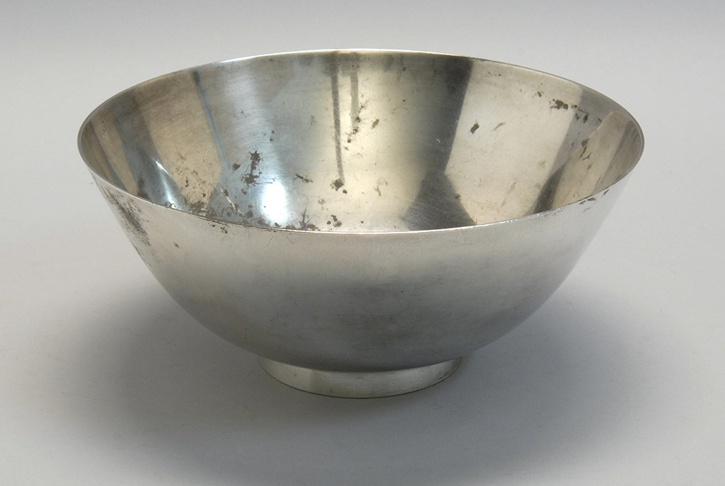 Appraisal: TIFFANY CO REVERE-STYLE BOWL A reproduction of bowl by Joseph