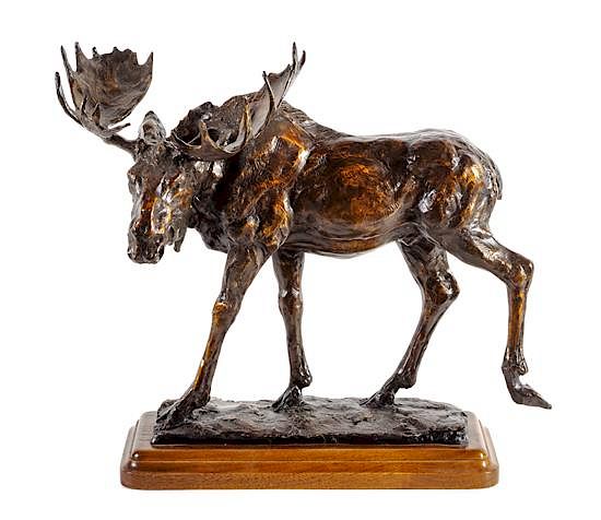 Appraisal: Sandy Scott x x inches Sandy Scott american b Moose