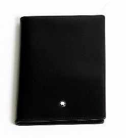 Appraisal: Mont Blanc Meisterst ck Passport Holder made of black cowhide