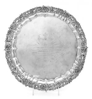 Appraisal: A George IV Silver Salver Richard Eames Edward Barnard London