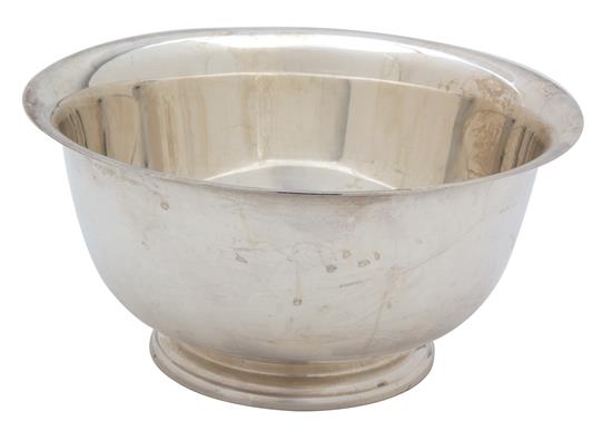 Appraisal: Sale Lot An American Silver Bowl Maker Unknown th Century