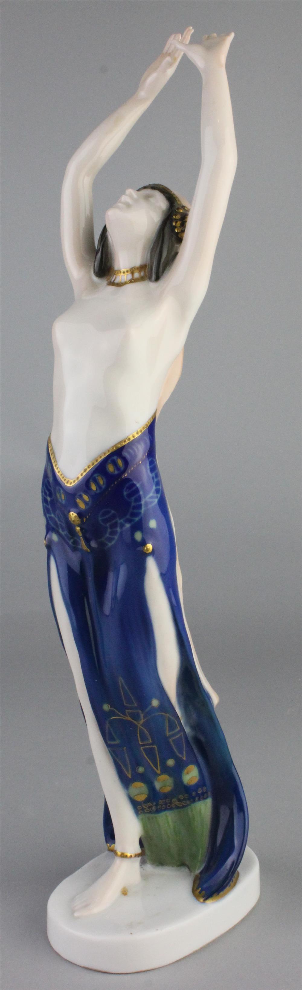 Appraisal: ROSENTHAL PORCELAIN FIGURE OF A FEMALE DANCER MODEL BY BERTHOLD