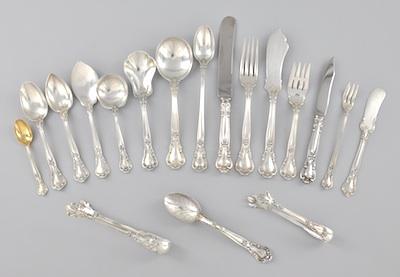 Appraisal: A Partial Set of Gorham Chantilly Sterling Silver Flatware Containing