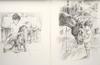 Appraisal: GRAPHITE BOOK ILLUSTRATIONS - Original Drawings by Sandy Rabinowitz for