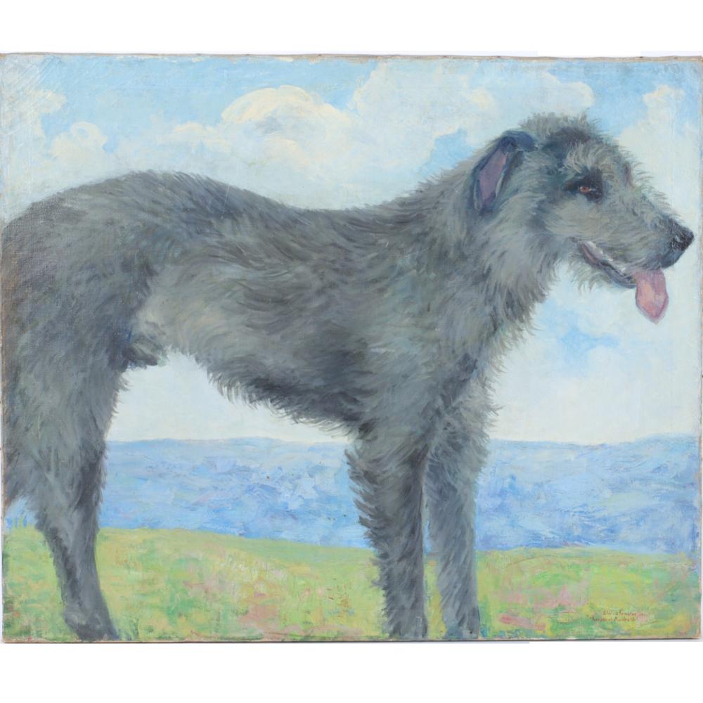 Appraisal: ELMIRA KEMPTON AMERICAN - 'SHEEHAN OF AMBLESIDE' IRISH WOLFHOUND TERRIER