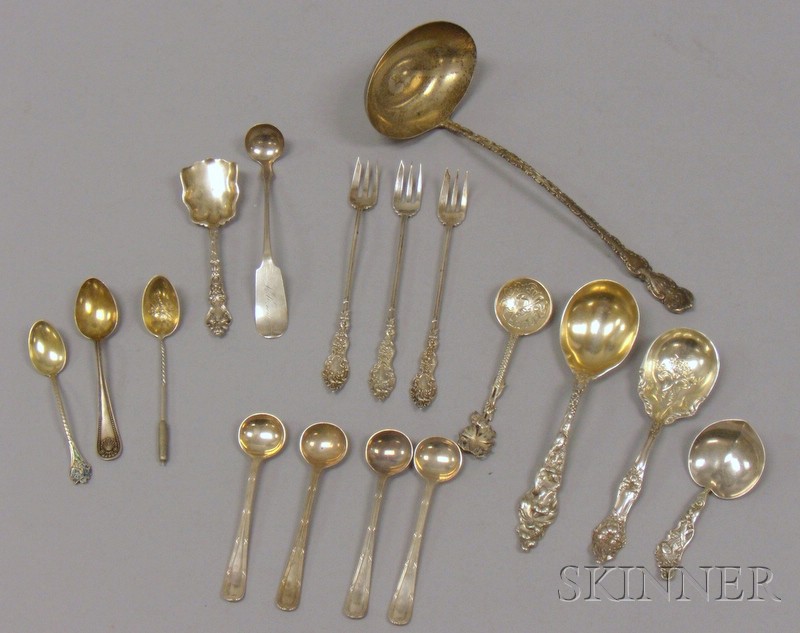 Appraisal: Approximately Twelve Pieces of Silver Flatware including a Whiting sterling