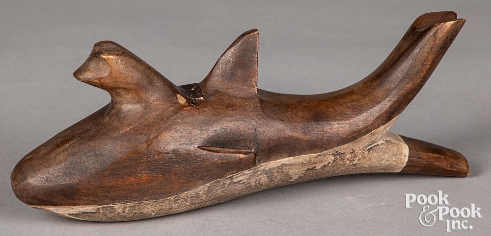 Appraisal: Pacific Northwest Coast carved Orca rattle Pacific Northwest Coast carved