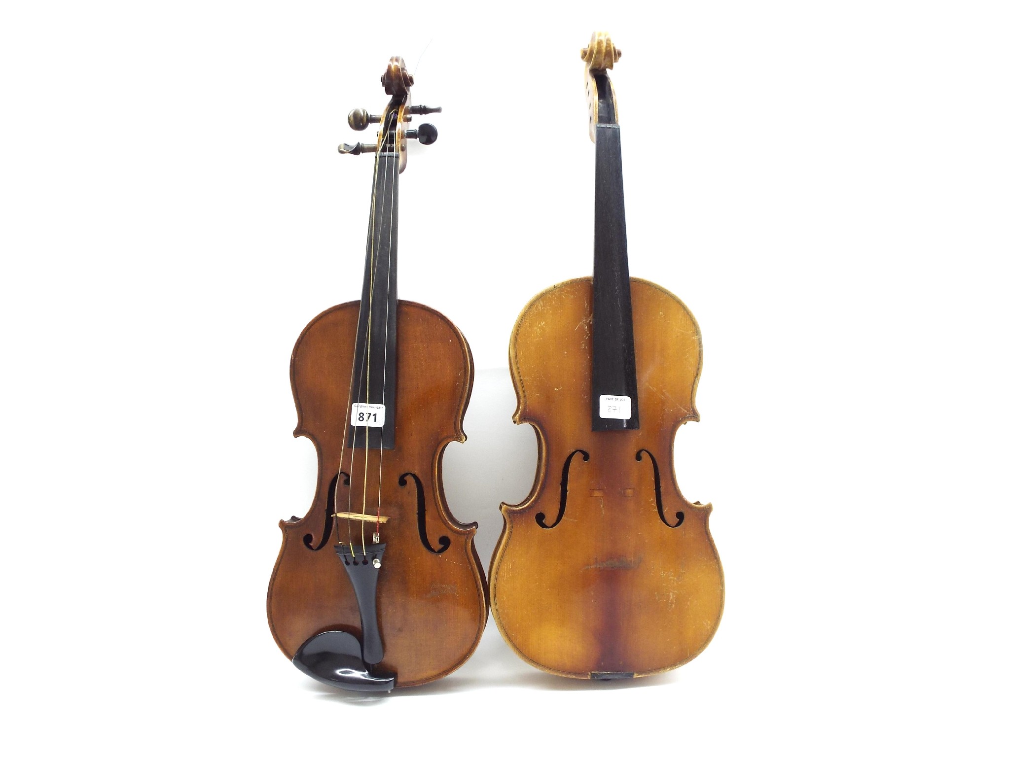 Appraisal: French viola labelled Bienfait circa cm also another mid th