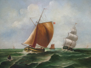 Appraisal: Follower of Johannes Hermanus Koekkoek Dutch - - Shipping off