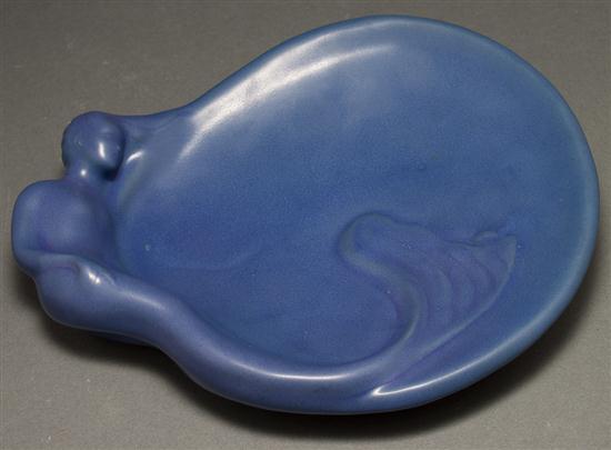 Appraisal: Van Briggle molded art pottery dish with mermaid relief decoration