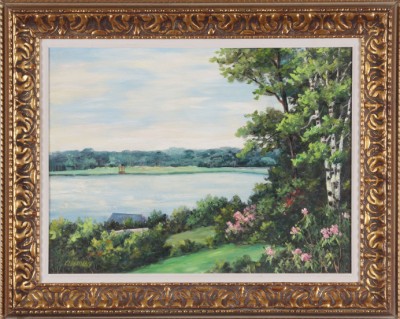 Appraisal: Lords Valley Country Club oil on canvas board x SLL