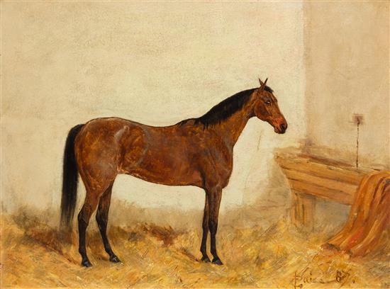 Appraisal: Sale Lot George Paice British - Poughkeepsie Mare oil on