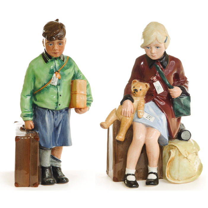 Appraisal: Royal Doulton figure Boy Evacuee hn limited edition issued designer