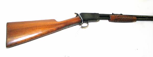 Appraisal: A Winchester Model slide action rifle Serial no for caliber