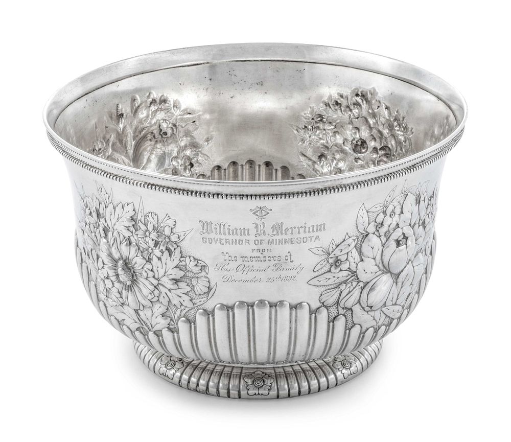 Appraisal: An American Silver Punch Bowl Presented to Minnesota Governor William