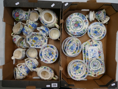 Appraisal: A Large collection of Masons Regency pattern dinnerware items to