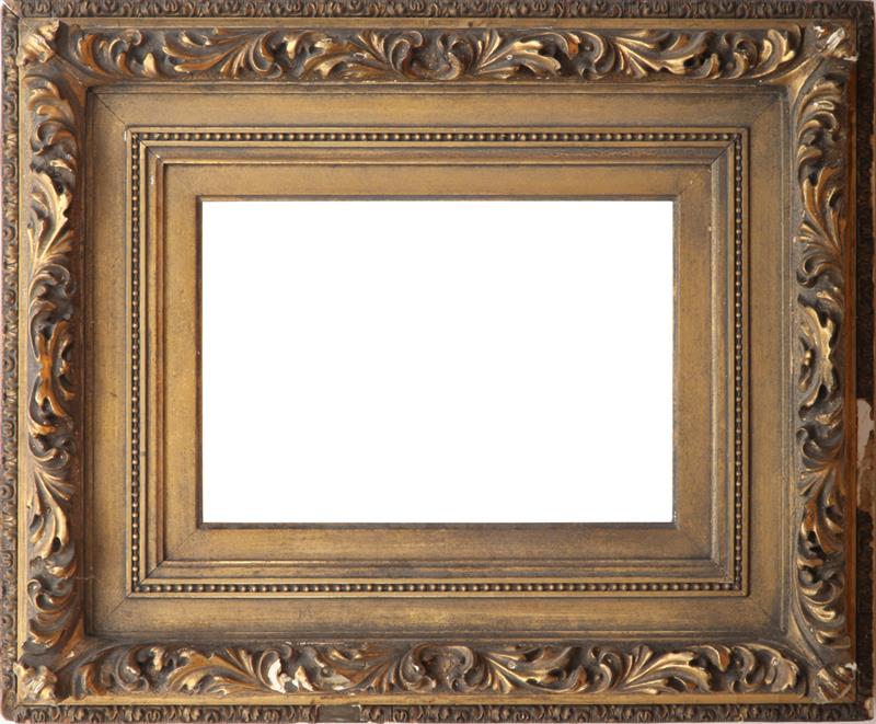 Appraisal: ITALIAN GILTWOOD PICTURE FRAME With a deep foliate carved molded