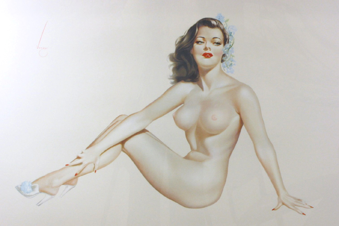 Appraisal: ALBERTO VARGAS COLOR LITHOGRAPH Peru American - titled The One