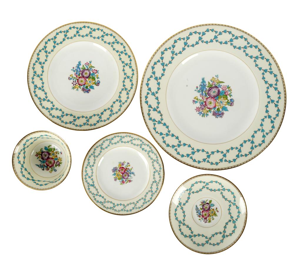 Appraisal: WEDGWOOD FAIRFORD PORCELAIN SERVICEprinted factory marks comprising dinner plates dia