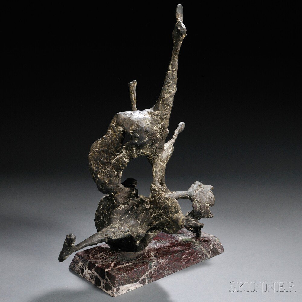 Appraisal: James Brewer American - Abstract Unsigned Bronze approximately x x