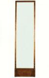 Appraisal: HALL MIRROR - Late th C Large burled walnut hall