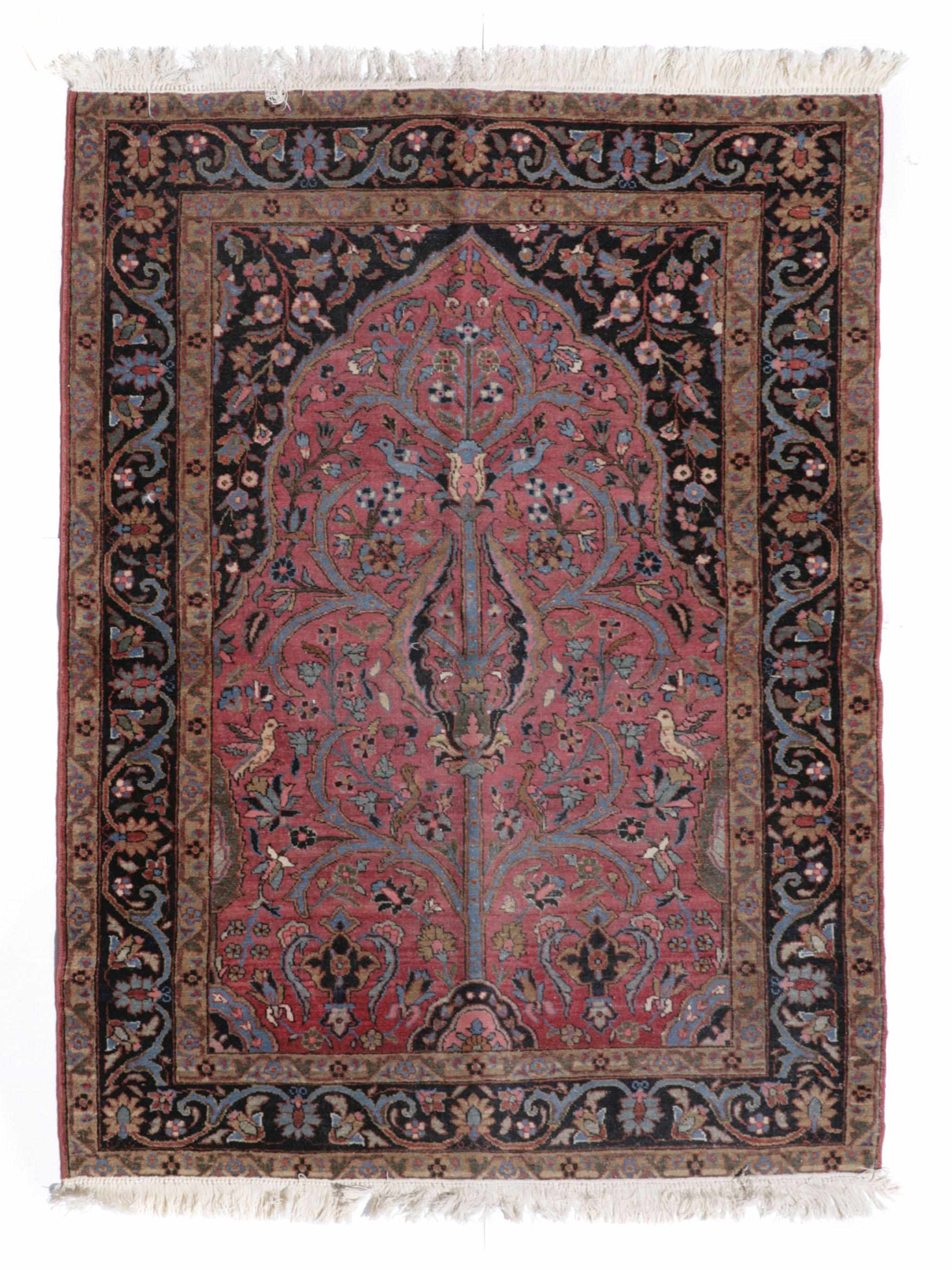 Appraisal: Property of Various Owners A Sarouk rug size approximately ft