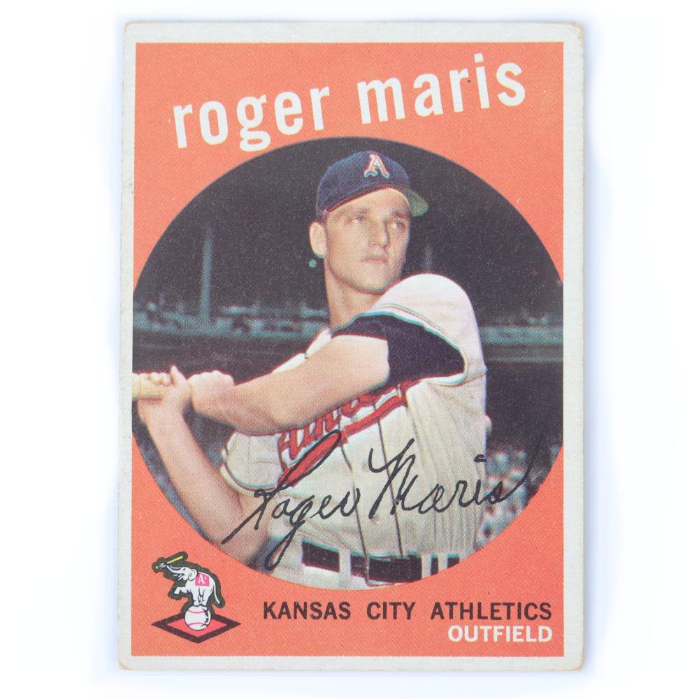 Appraisal: TOPPS ROGER MARIS VGEX TO EX Topps Roger Maris VGEX