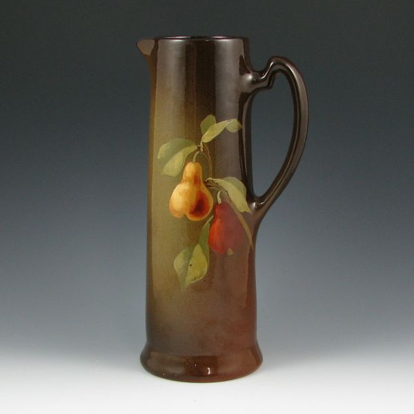 Appraisal: Owens Utopian standard glaze tankard with pears Marked Owens Excellent