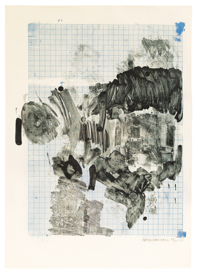 Appraisal: ROBERT RAUSCHENBERG Visitation I Color lithograph on Rives BFK paper